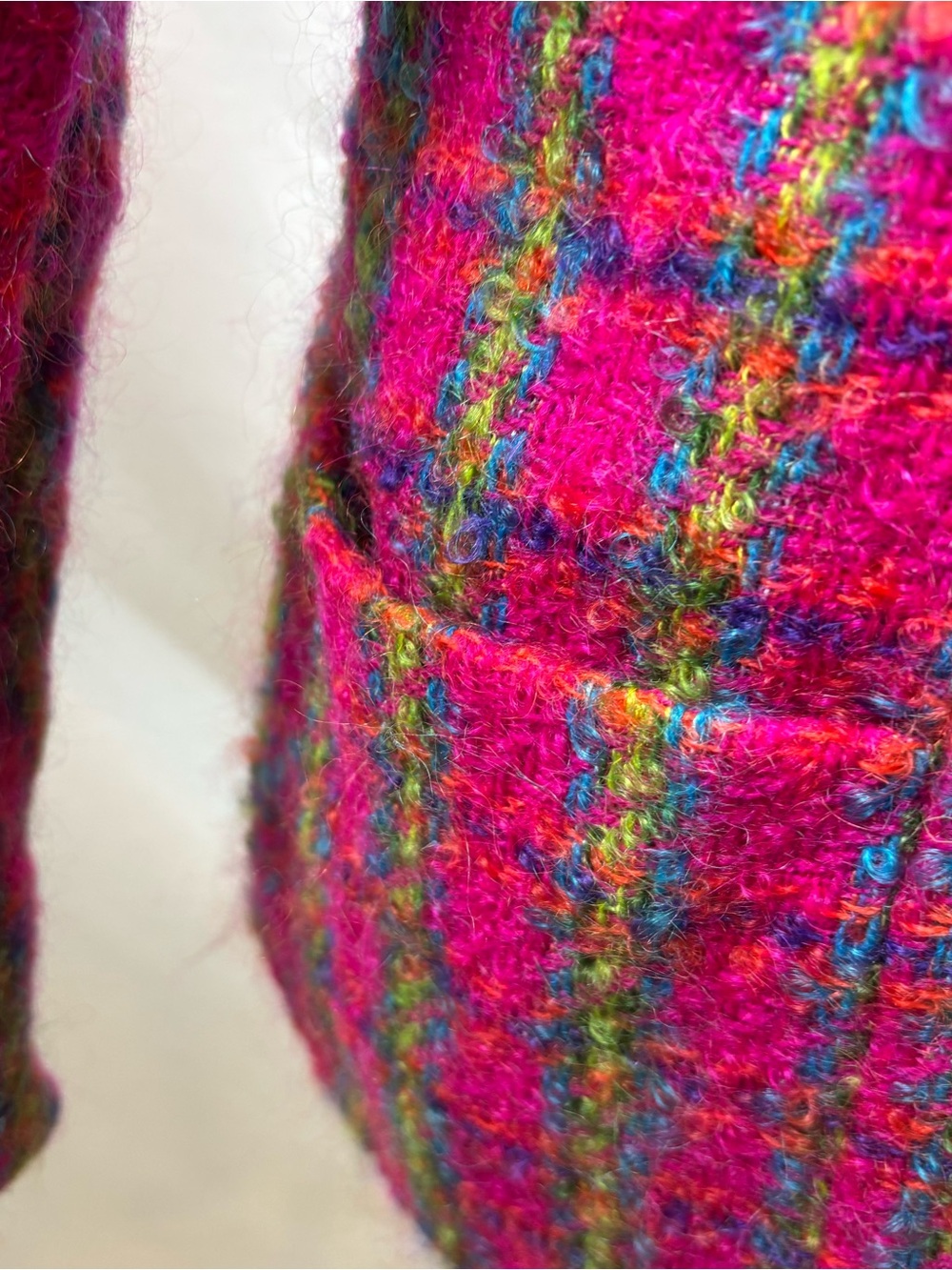 Rare Vintage Saks Fifth Ave Brand Wool and Mohair Jacket Size 6 - Picture 10 of 10